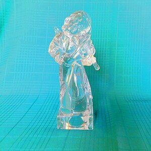 Mikasa crystal figurine Herald Collection Angelic Violin Germany mint condition